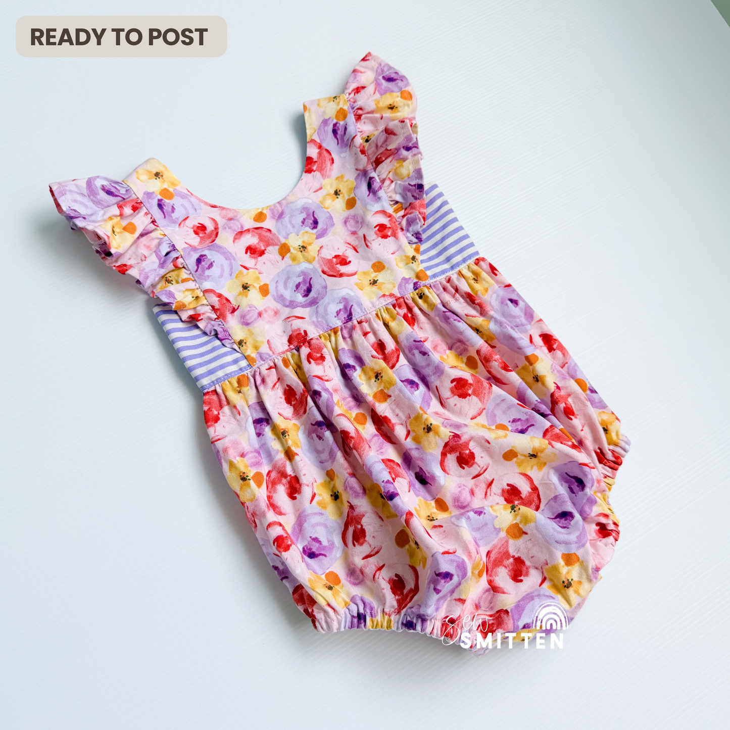 OOAK Poppy Romper - Ready to Post (Size 1)