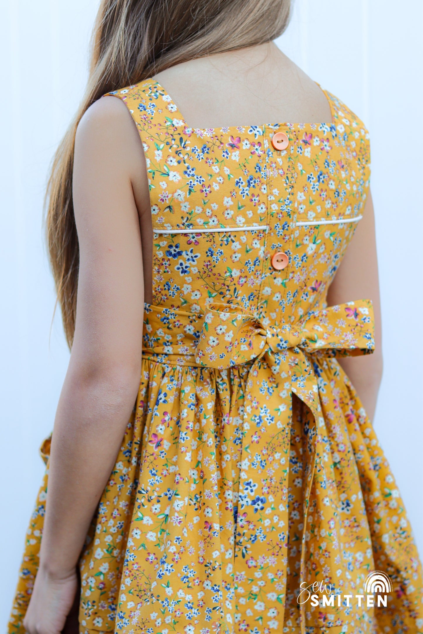 Margot Pansy Pinny - Ready to Post (Size 6)