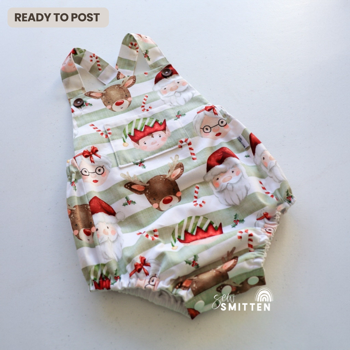 OOAK Buttercup Romper - Ready to Post (Size 1)