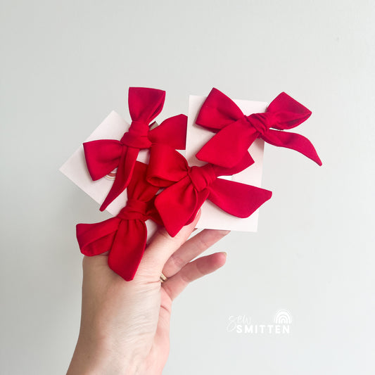 Cherry Pinwheel Bow