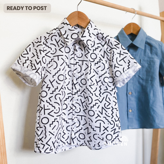 Bowie Shirt - READY TO POST (Size 5)