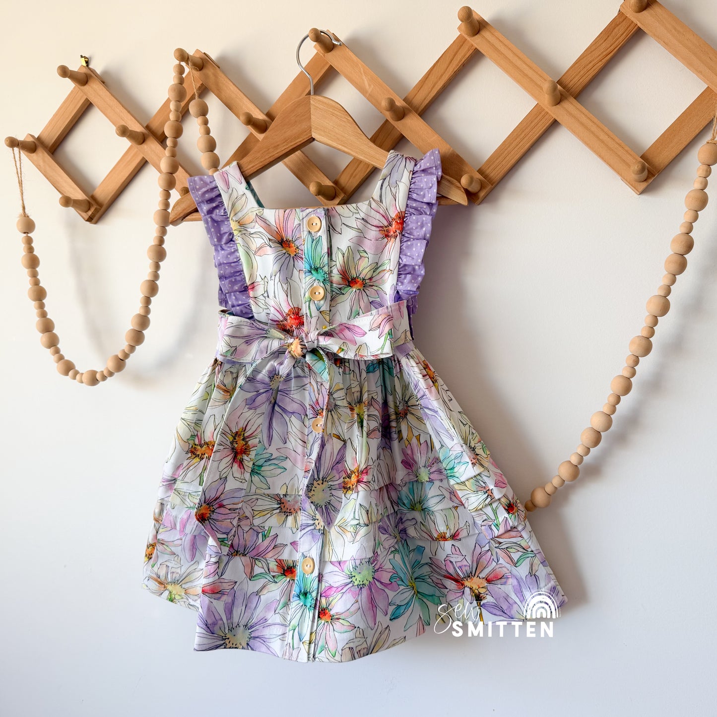 OOAK Pansy Pinny - Ready to Post (Size 2)