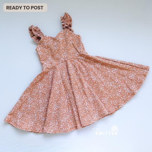 OOAK Hibiscus Dress - Ready to Post (Size 6)