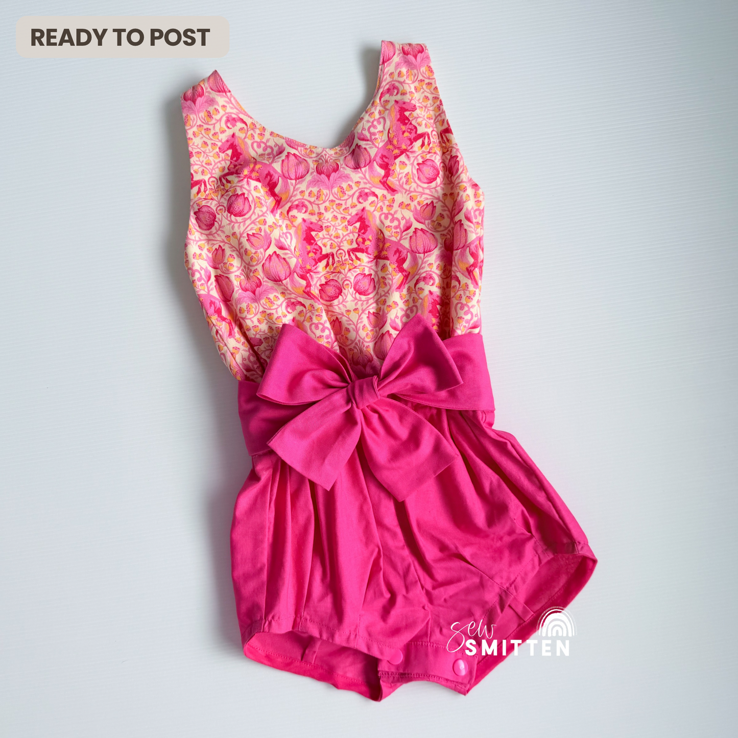 OOAK Sunsuit - Ready to Post (Size 3)
