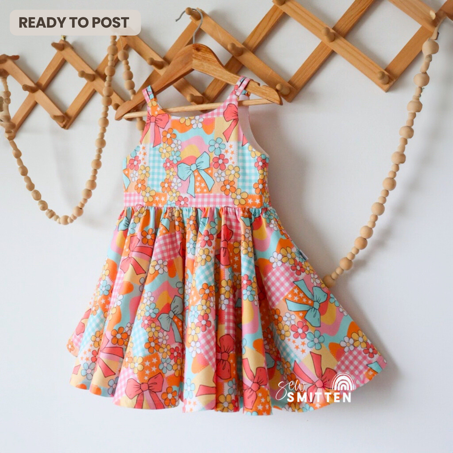 OOAK Freesia Dress - Ready to Post (Size 3)