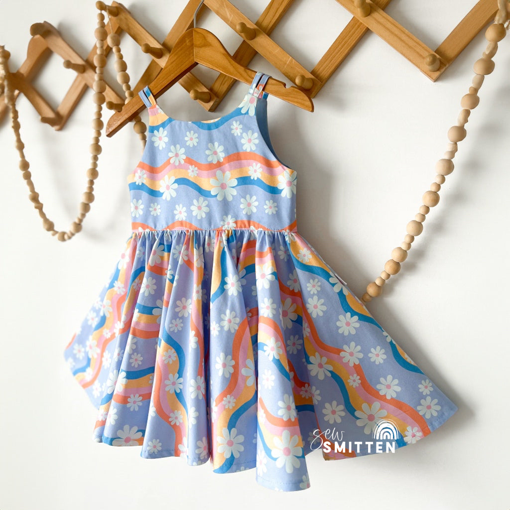 OOAK Freesia Dress - Ready to Post (Size 3)
