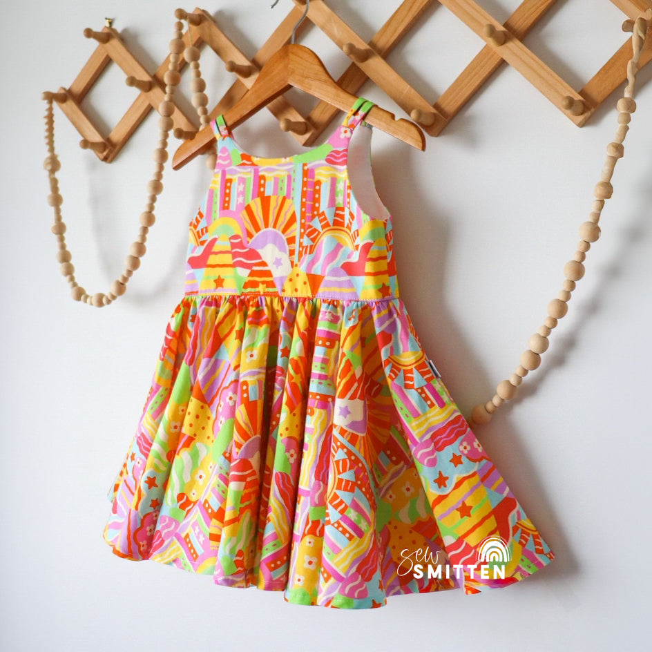 OOAK Freesia Dress - Ready to Post (Size 3)