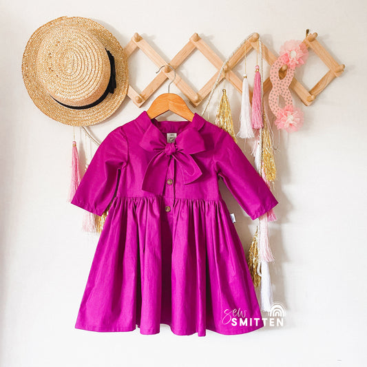 Fuchsia Magnolia Dress