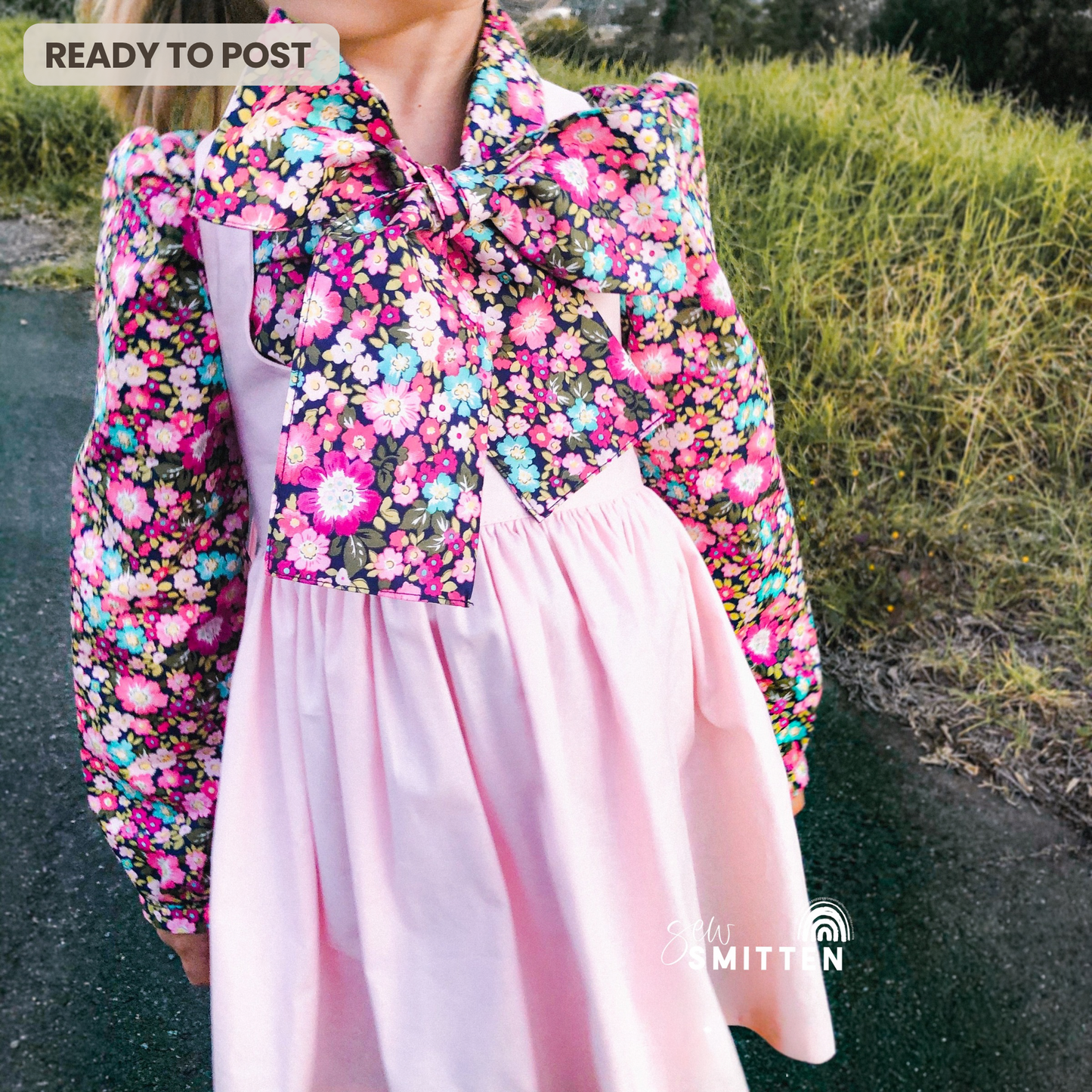 OOAK Magnolia Blouse - Ready to Post (Size 3 and 6)