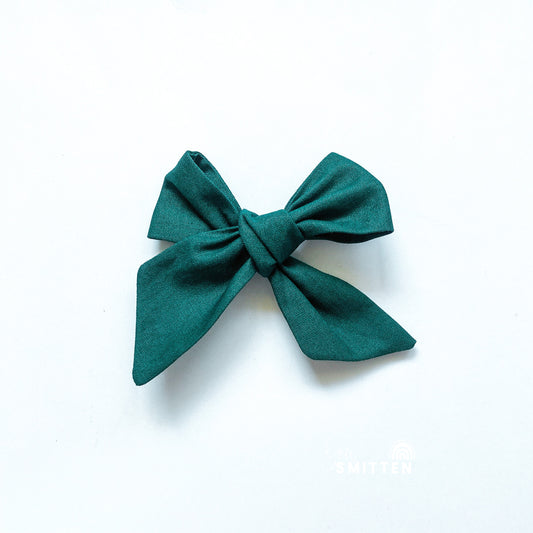 Emerald Pinwheel Bow