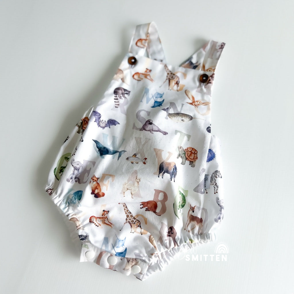 OOAK Buttercup Romper - Ready to Post (Size 0)