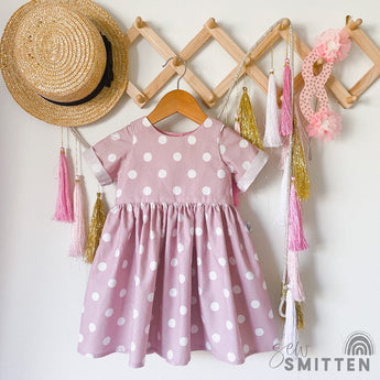 Pinky Linen Dress