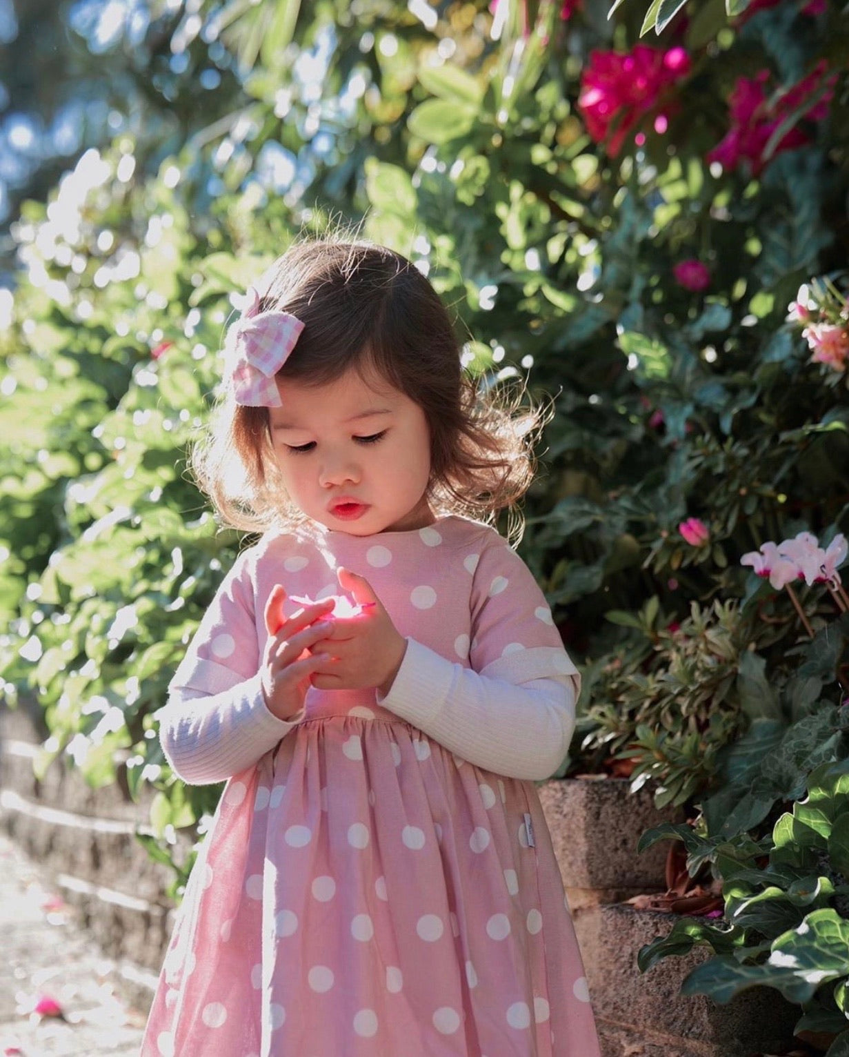 Pinky Linen Dress